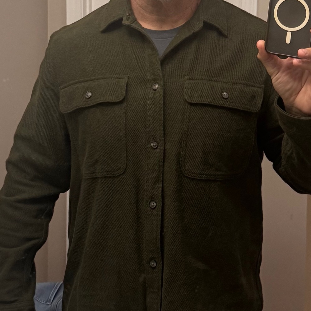 The Heavyweight Overshirt | Uniform - Green Heather XL